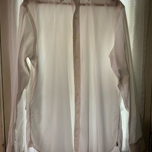 White cotton Ralph Lauren shirt